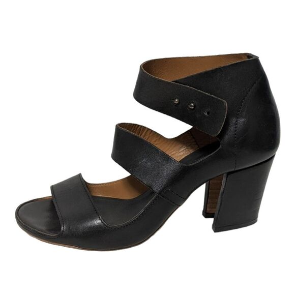 VIC MATIE Strapped Ankle Wrap Heeled Sandals 37 - Picture 4 of 10